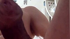 Shaving Big Tattooed Dick After Prolapse Masturbation for Stretched Anal Fuck