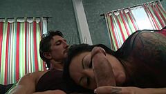 Wife Pushes Back on Raw COCK as Hubby Watches