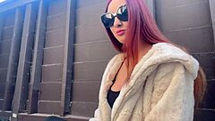 italian milf artemisia flashes juicy big tits outdoors 😍 smoking fetish vibes 🔥