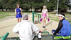 Ever seen a teen with small tits devour mature monster cock like dolly leigh?