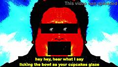 Toxic foam facial cumshot explosion from Randy Prozac's throbbing cock