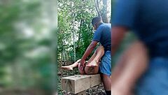 why fuck leyne rodriguez the tattooed colombian latina outdoors in a natural park with natural tits?