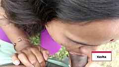 Desi kavita asian couple forest fuck kissing small cock