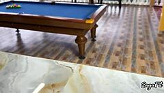 sayafit and anissa miller stuff pool balls deep in huge buttocks