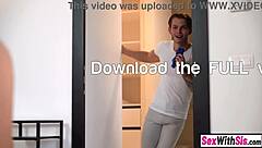 Big Boobs Latvian Teen Catches Peeping Pervert