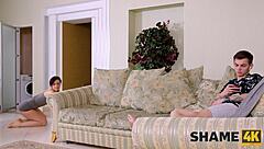 Maid cougar dusts off old young dick with blowjob doggystyle