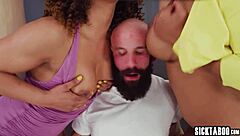 Horny Misty Stone and Ebony Friend Fucked Roughly!