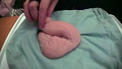 i play with my soft limp fake cock quietly