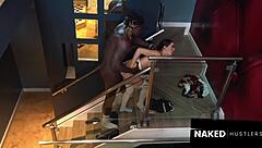 Watch this skinny brunette bitch take deepthroat on bbc before wet pussy riding