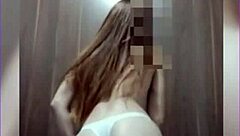 skinny redhead sol megan fire tries panties ass worshiping small tits tease