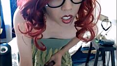 hot shemale webcam masturbation intense orgasm