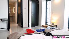 Big Boobs Latvian Teen Catches Peeping Pervert