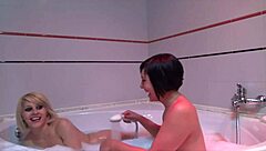 hot bath warmup before steamy dinner group action