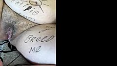 random milf creampie compilation with body writing and teasing