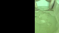 Horny Bride's Solo Bath Dildo Orgasm Explodes Wildly!