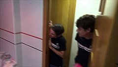 hot bath warmup before steamy dinner group action