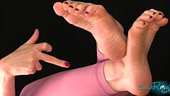 Barefoot Housewife Dominates With Feet And Fierce Control!