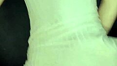 Petite Brunette Creampie Nap Fuck Surprise!