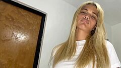 stepdaughter studying turns into solo home anal pounding