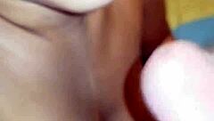 colombian big ass bride gives sloppy deepthroat then doggystyle pounding