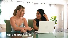 roommate's lesbian fantasy downloads prove she craves fucking me - vanessa sky anna claire clouds?