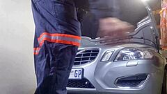 mechanic fucks my wife doggystyle creampie yes