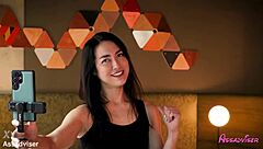 isabel love takes bareback anal creampie in full pov scene