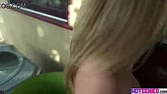 Pretty Blonde Amber Fucked Hard with Slaps and Cumshots