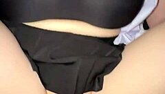 sexy student with big tits gets creampied raw by senior in dorm