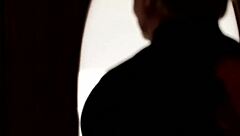 Stunning Babe's Couch Pussy Pounding Ends in Creamy Tit Blast!