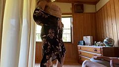 Blonde Milf's Perfect Tits Spark Passionate Sensual Cowgirl Lust