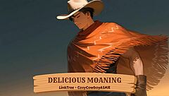 He moans screaming in erotic boyfriend orgasm frenzy