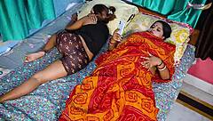 Desi Boyfriend Pounds Girlfriend's Mom Hardcore Night