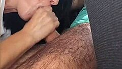  CRAZY SUCKING HUGE COCK IN AIRPORT PARKING CRAVING CUM!