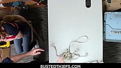 Kasey Miller Sucks Officer Cock for Guilt