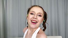 Alessia Cage's Rimjob Ends in Cum-Filled Mouth Facial