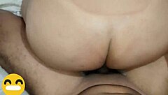 mature latina's fat ass shakes during first time anal pounding