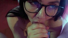 Milf, suck this dick for your boy hard!