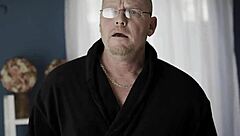 latina babysitter takes boss's hard cock deep down her throat