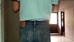 drunk squirting fun in wet cloth diaper all day with messy handjobs and delight