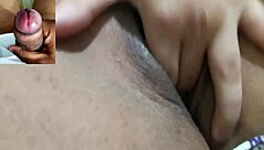 the naughty teen's wet pussy made me explode in excitement