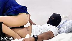 muslim wife facesits husband and swallows cum first time ever