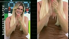 Renata Fan's Sexy Cleavage Burst!