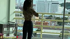 Tiny Thai Teen Loves Petite Doggystyle Creampie!