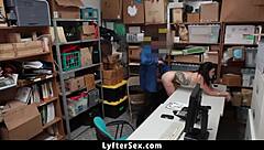 troublemaking babe punished hard in mall backroom lyftersex style