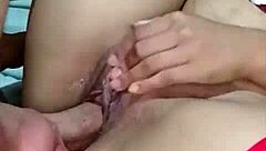 brazilian wife homemade quickie fucking cum swallow with husband as naughty santa claus