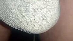 drunk squirting fun in wet cloth diaper all day with messy handjobs and delight