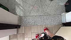 blonde wife rides pakistani delivery guy before swallowing his load