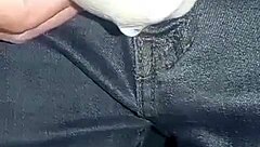 drunk squirting fun in wet cloth diaper all day with messy handjobs and delight