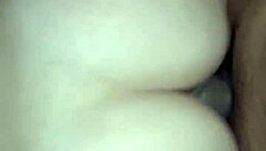 hot nympho bent over for quick interracial doggystyle in risky public spot